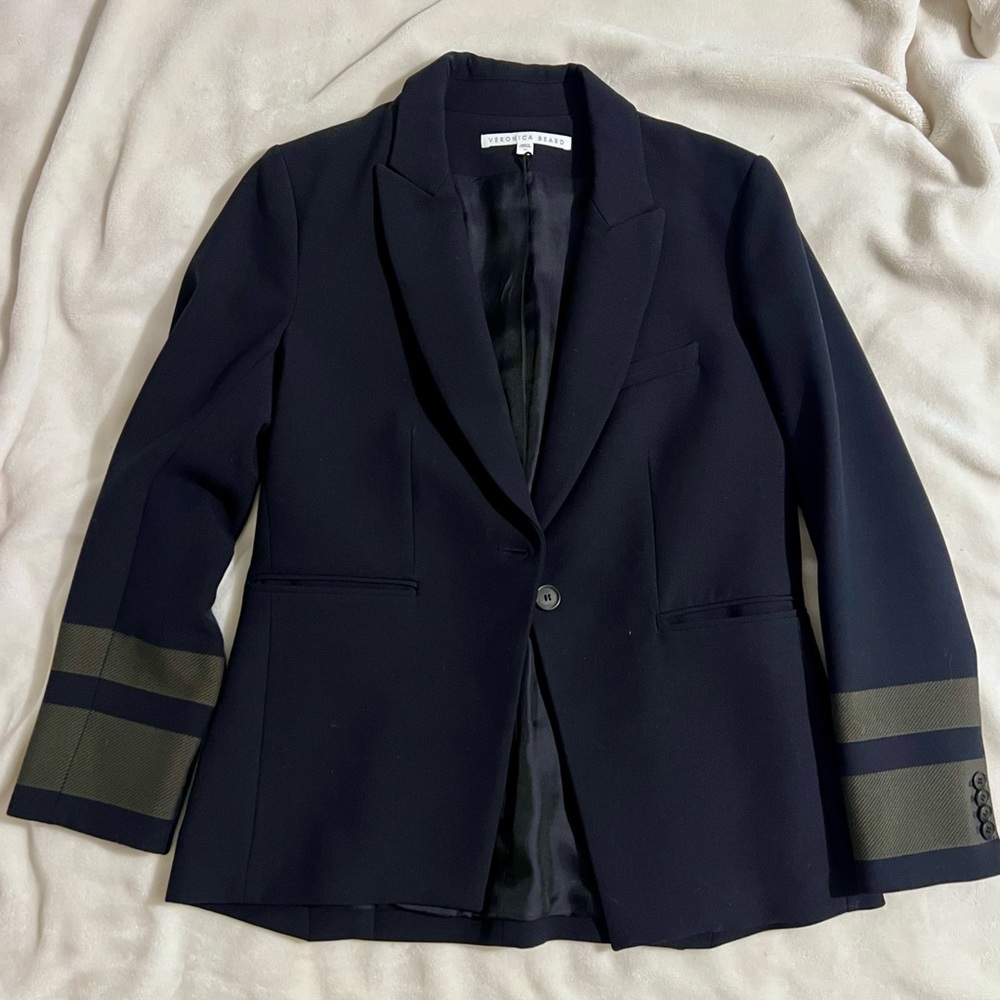 Veronica Beard Navy Blue Blazer